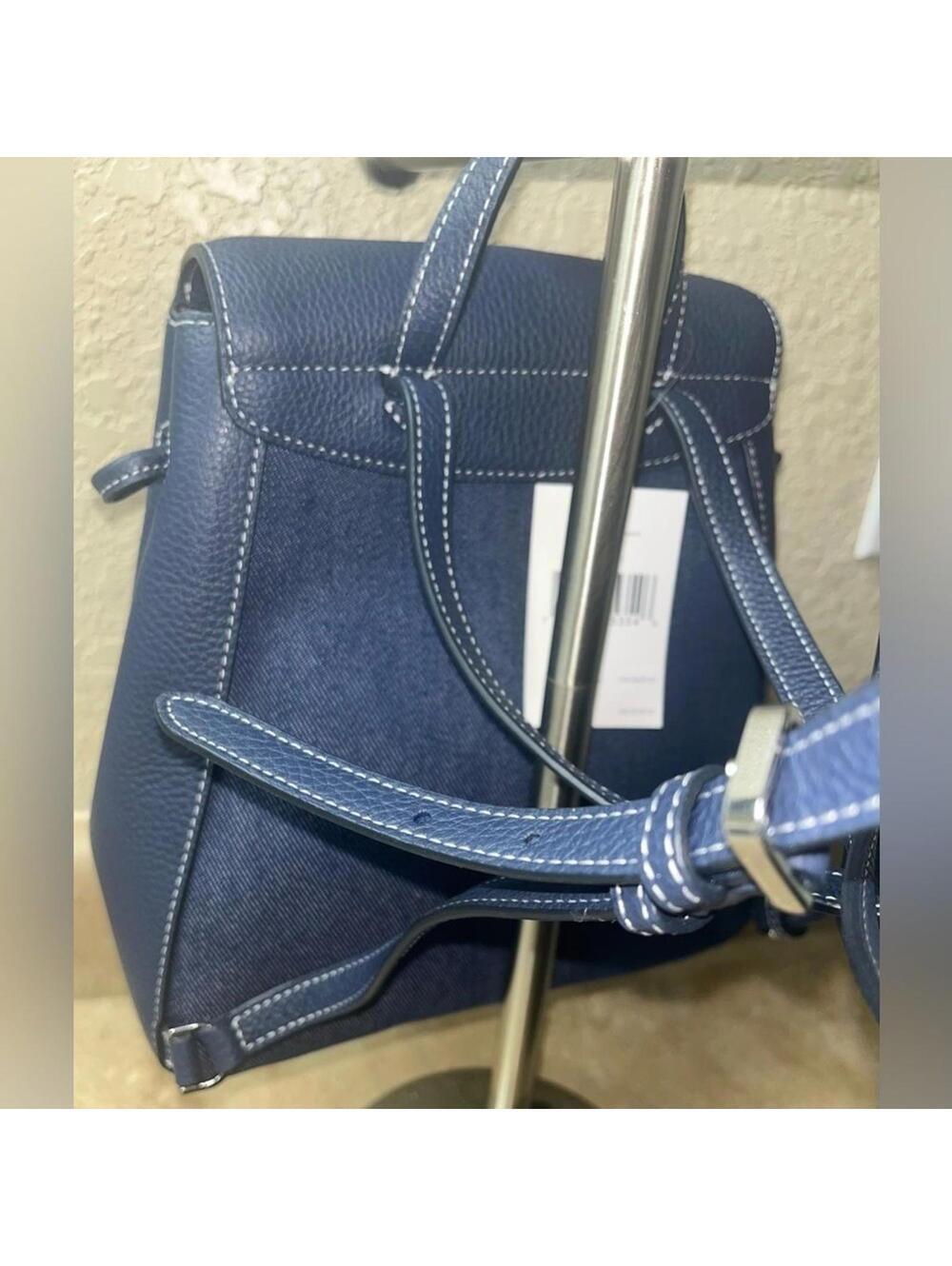 Kate Spade New York Leila Denim Medium Flap Backpack, NWT - Picture 5 of 14